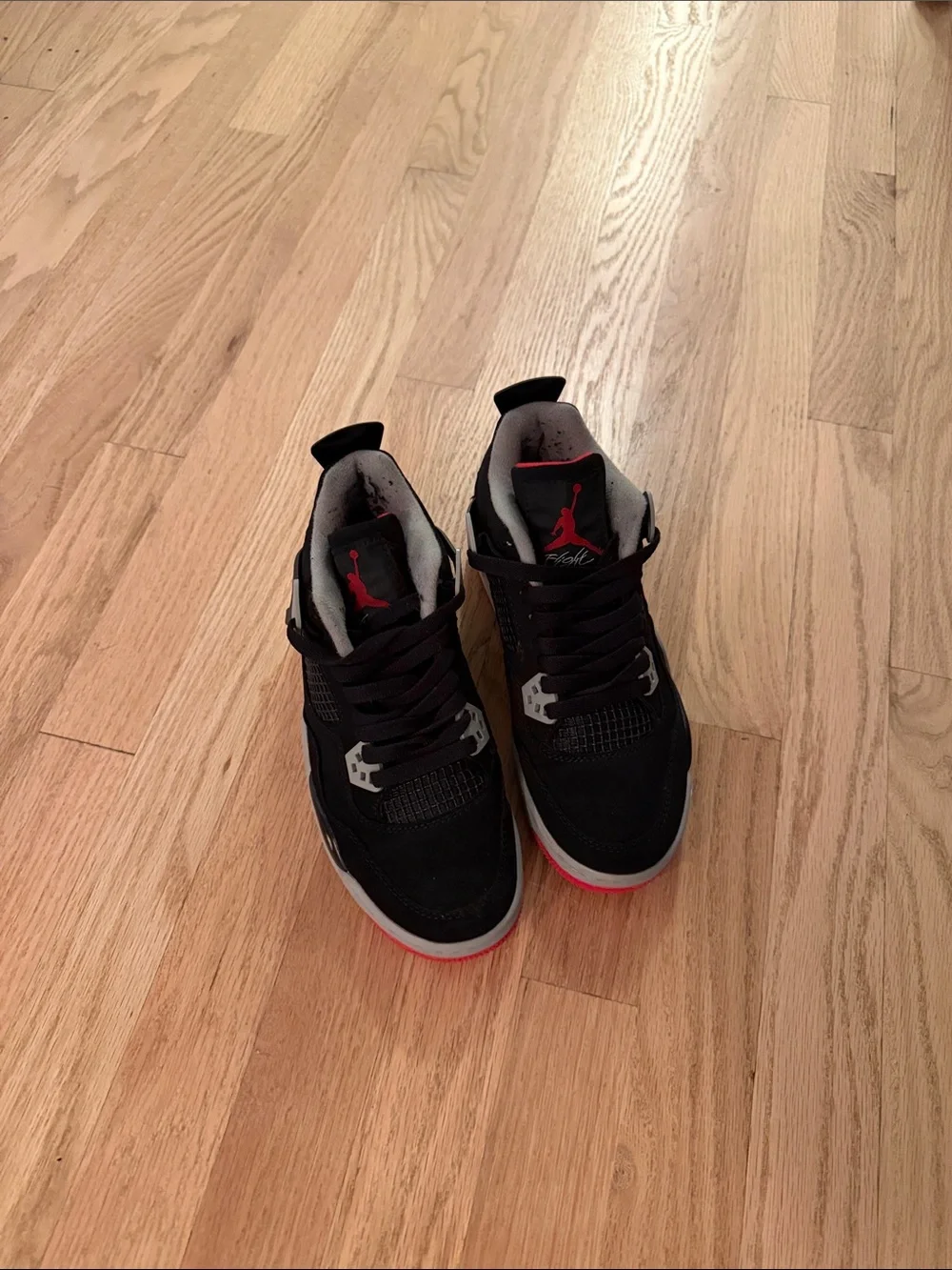 Jordan Men's Black and Red Low-Top Sneakers